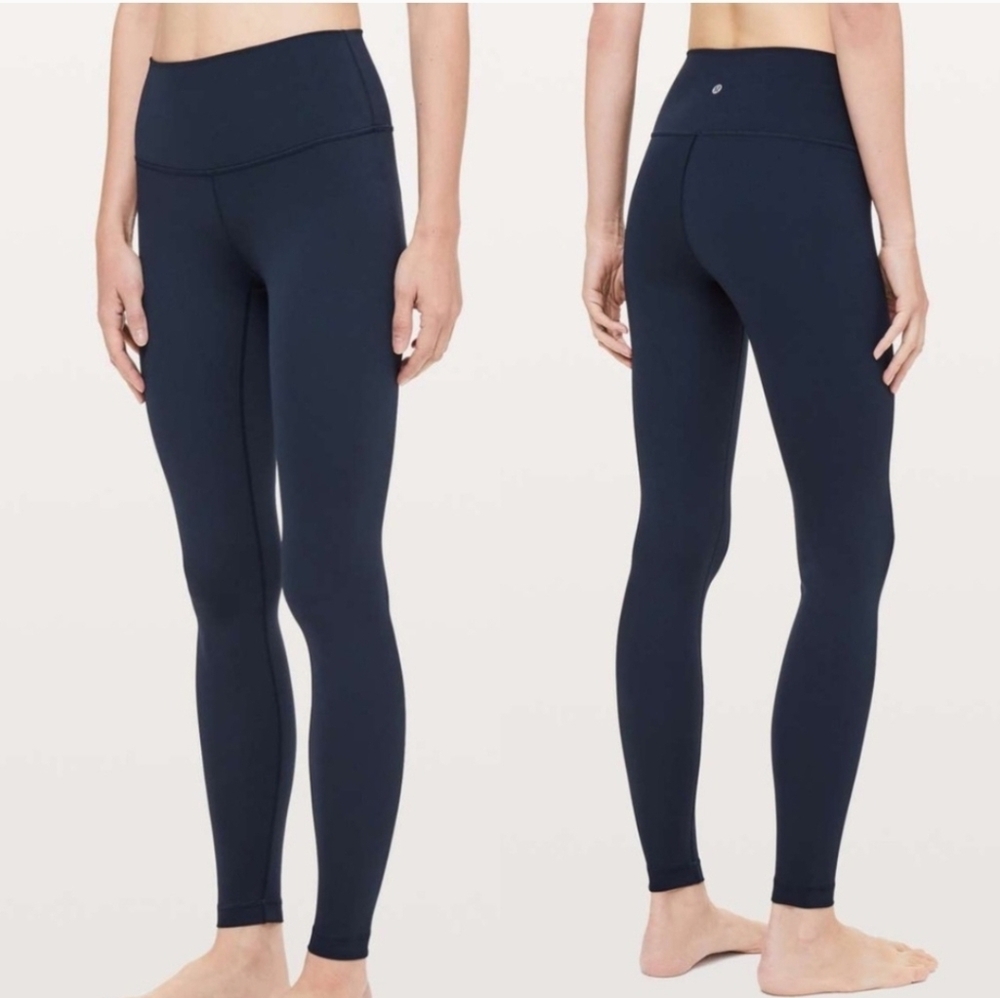 Lululemon Wunder Under Hi-Rise Tight *Full-On Luxtreme 28" True Navy Leggings 4